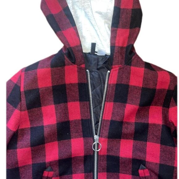 Women's H&M flannel plaid jacket - Picture 3 of 3